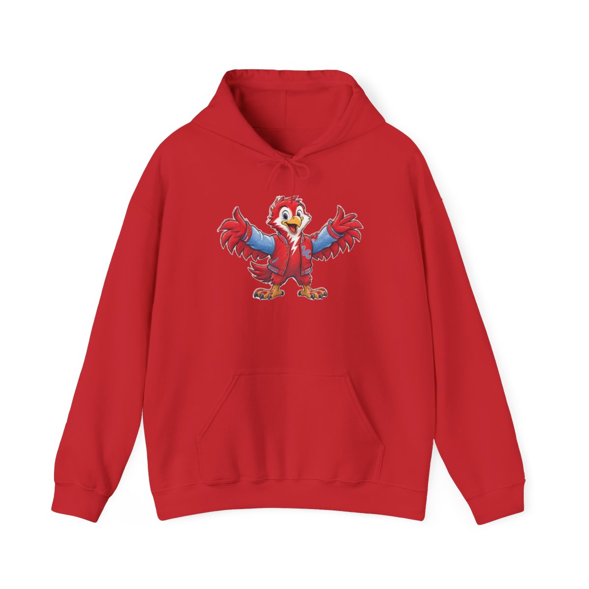 Lima Central Catholic Hand Drawn Mascot Hoodie