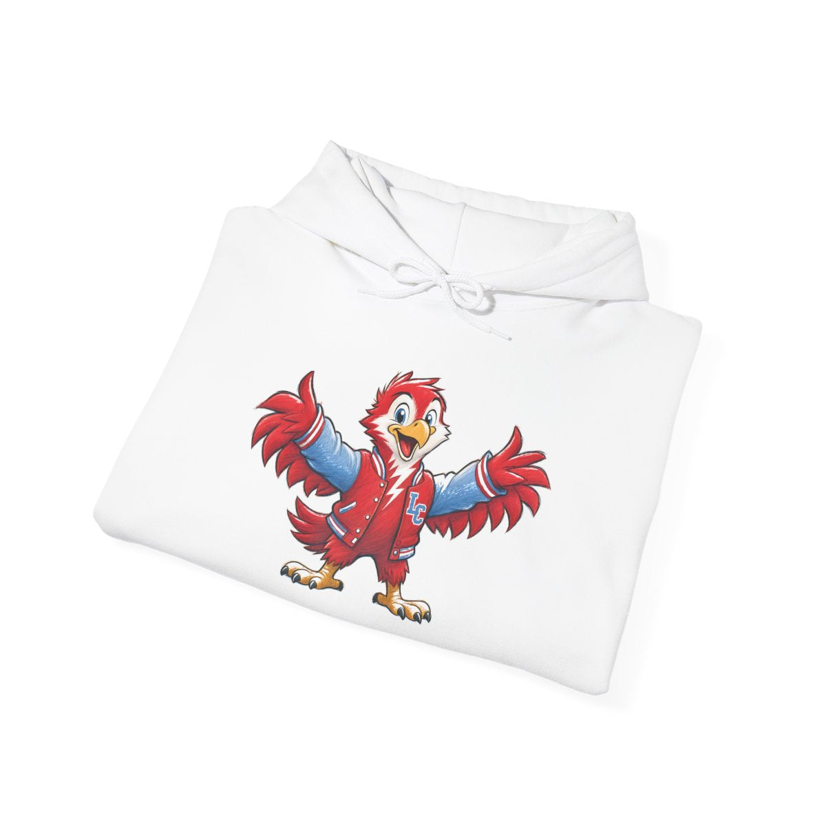 Lima Central Catholic Hand Drawn Mascot Hoodie