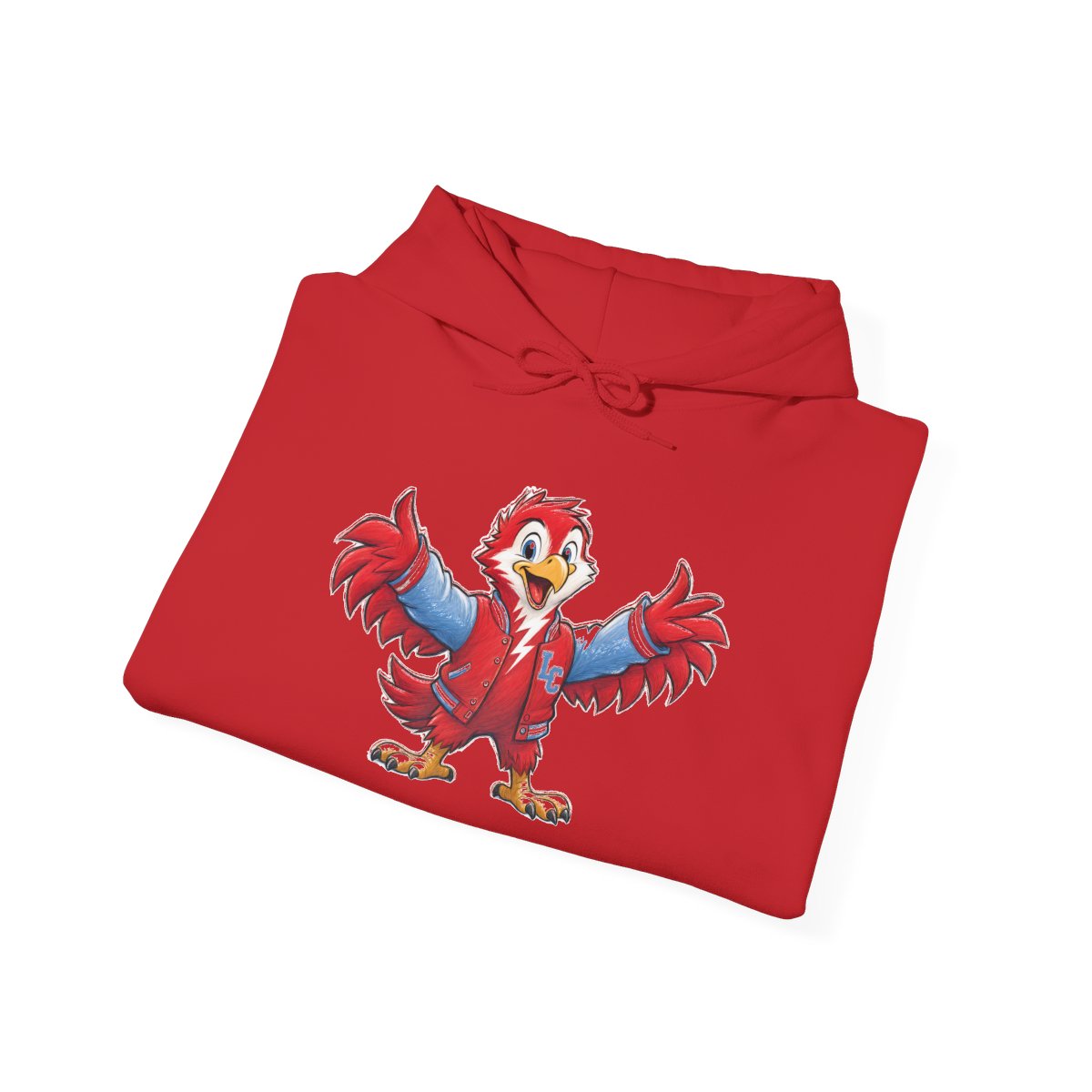 Lima Central Catholic Hand Drawn Mascot Hoodie