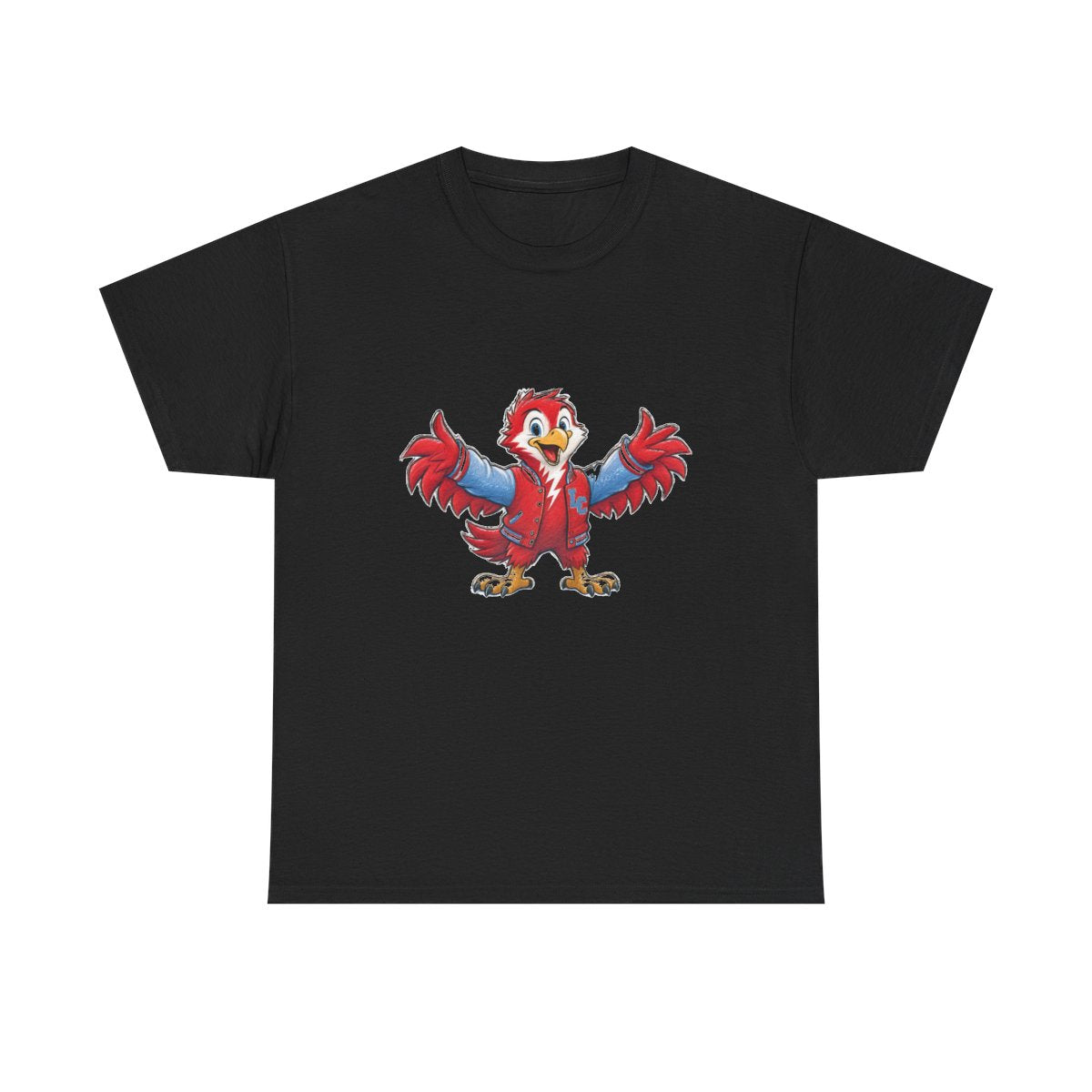 Lima Central Catholic Hand Drawn Mascot Tee