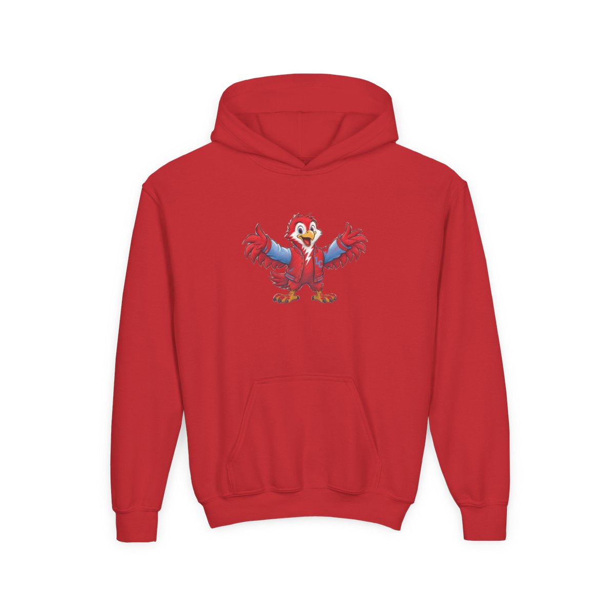 Lima Central Catholic Hand Drawn Mascot Youth Hoodie