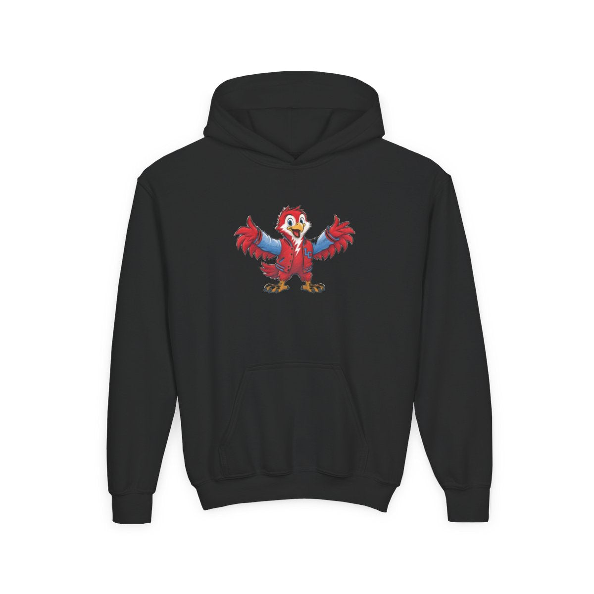 Lima Central Catholic Hand Drawn Mascot Youth Hoodie