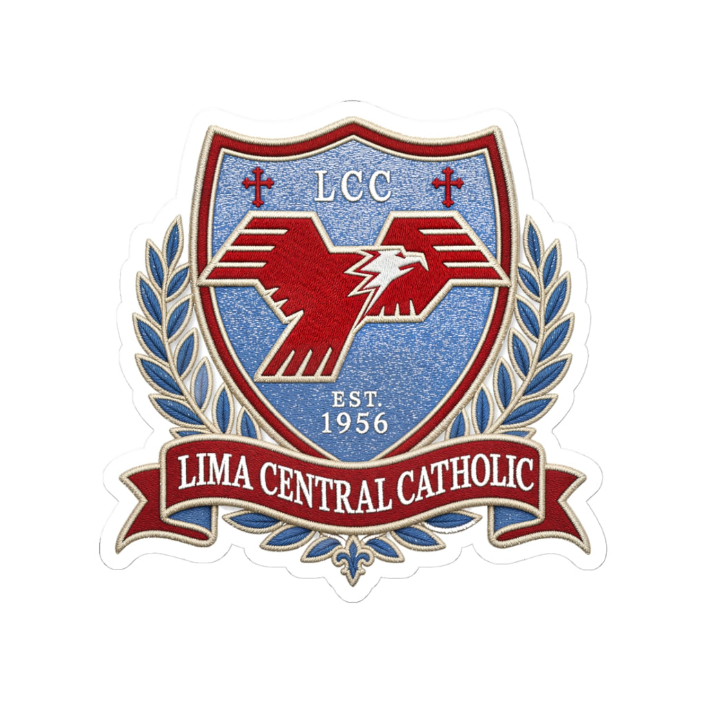 Lima Central Catholic Heritage Crest Sticker