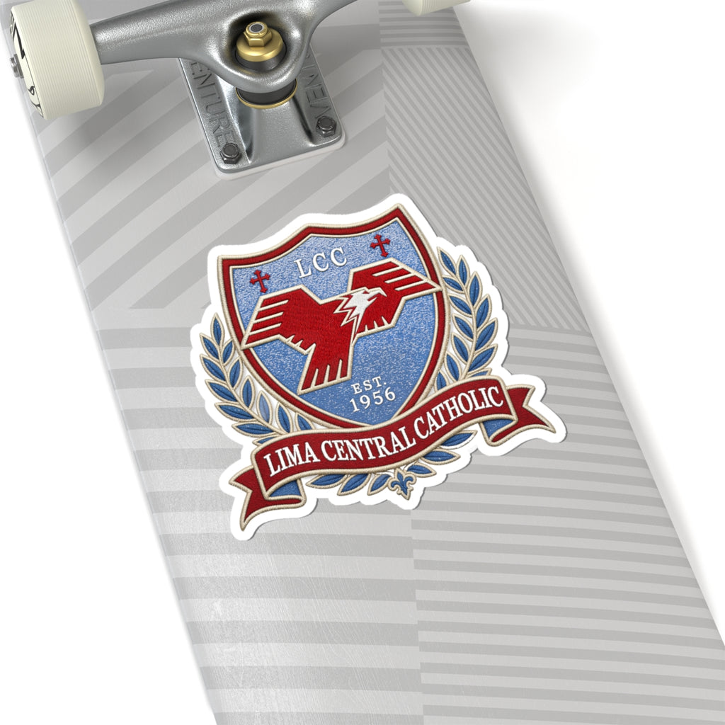 Lima Central Catholic Heritage Crest Sticker