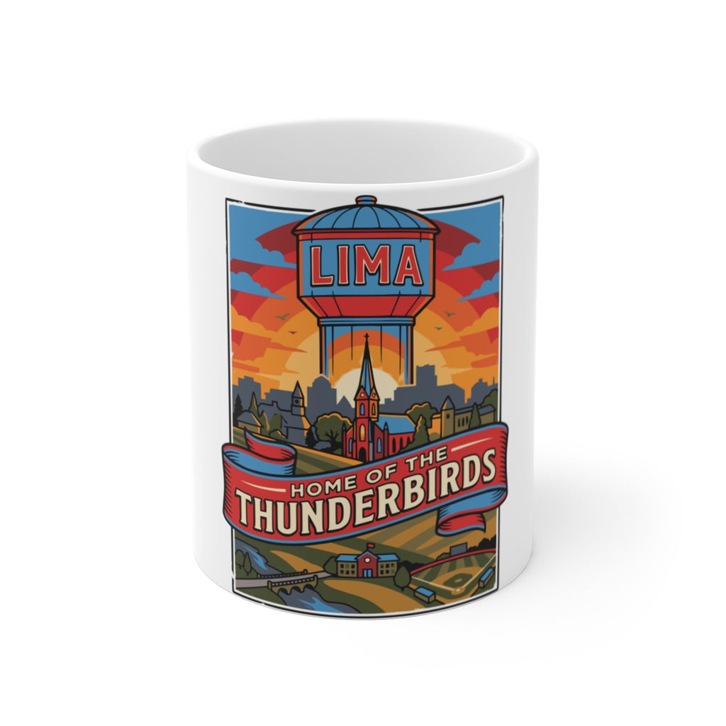 Lima Central Catholic Hometown Poster Mug