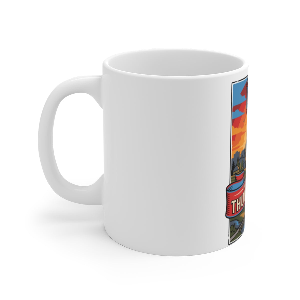 Lima Central Catholic Hometown Poster Mug