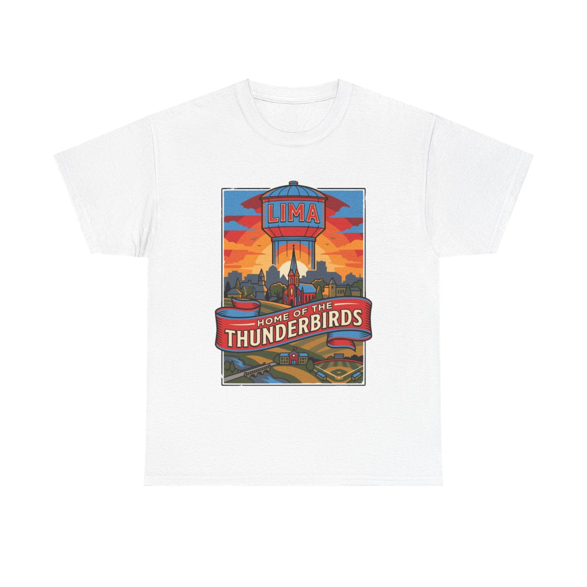 Lima Central Catholic Hometown Poster Tee