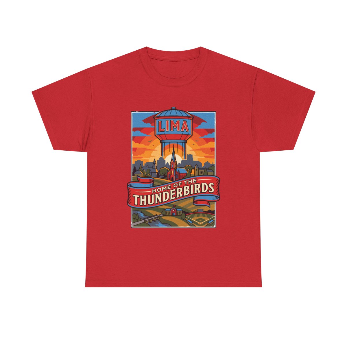 Lima Central Catholic Hometown Poster Tee
