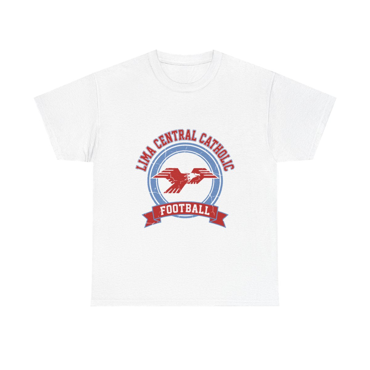Lima Central Catholic Retro Crest Tee