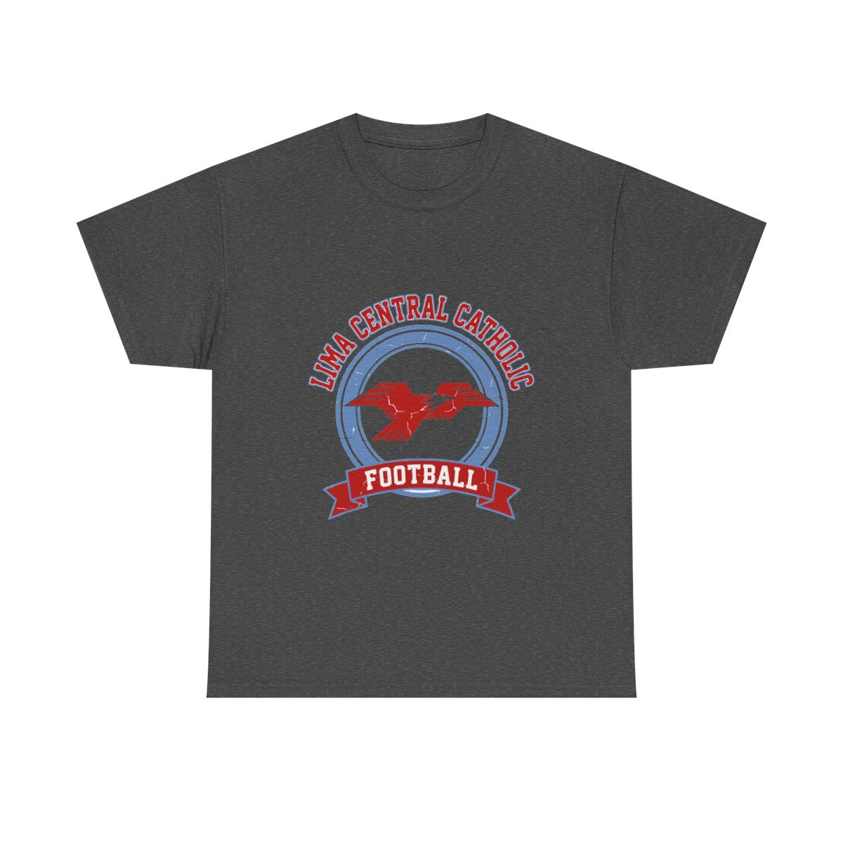 Lima Central Catholic Retro Crest Tee
