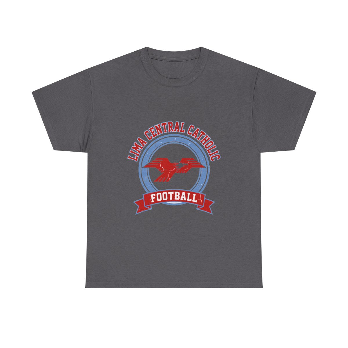 Lima Central Catholic Retro Crest Tee