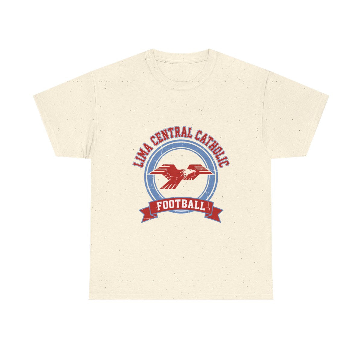 Lima Central Catholic Retro Crest Tee