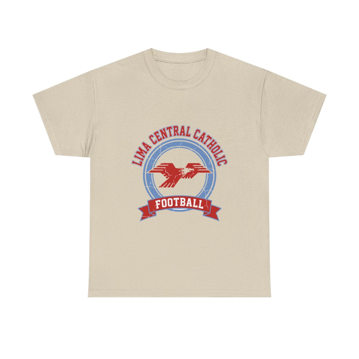 Lima Central Catholic Retro Crest Tee