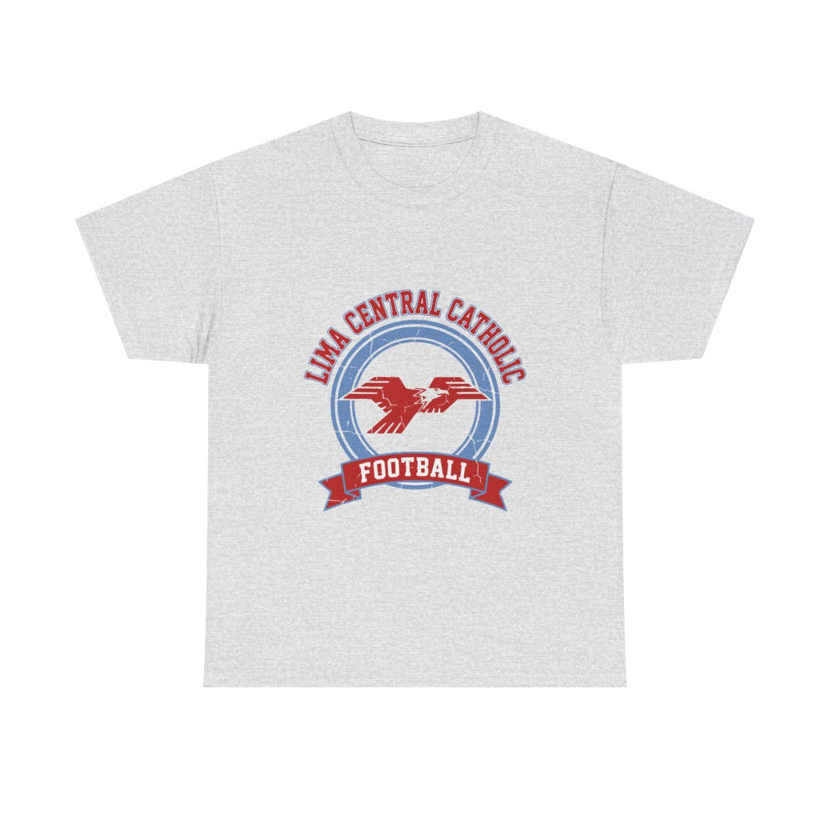 Lima Central Catholic Retro Crest Tee