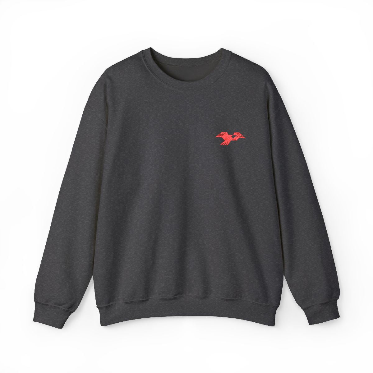 Lima Central Catholic Thunderbird Mark Embroidered Crewneck