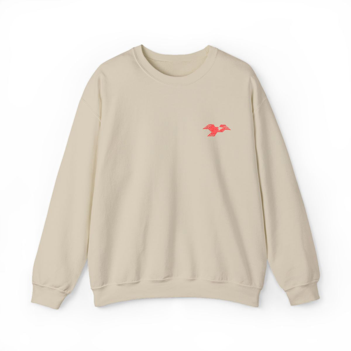 Lima Central Catholic Thunderbird Mark Embroidered Crewneck
