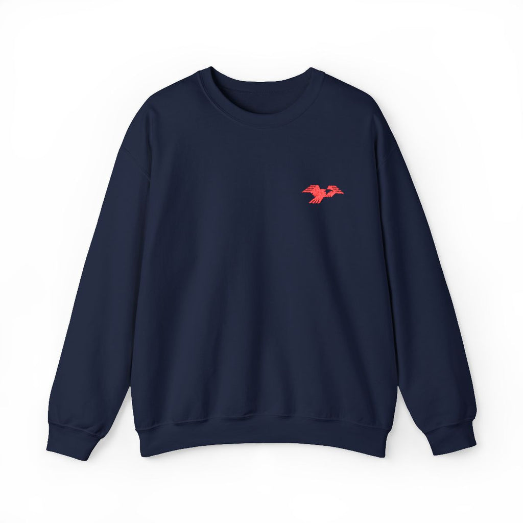Lima Central Catholic Thunderbird Mark Embroidered Crewneck