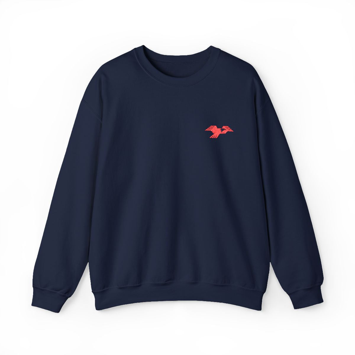 Lima Central Catholic Thunderbird Mark Embroidered Crewneck