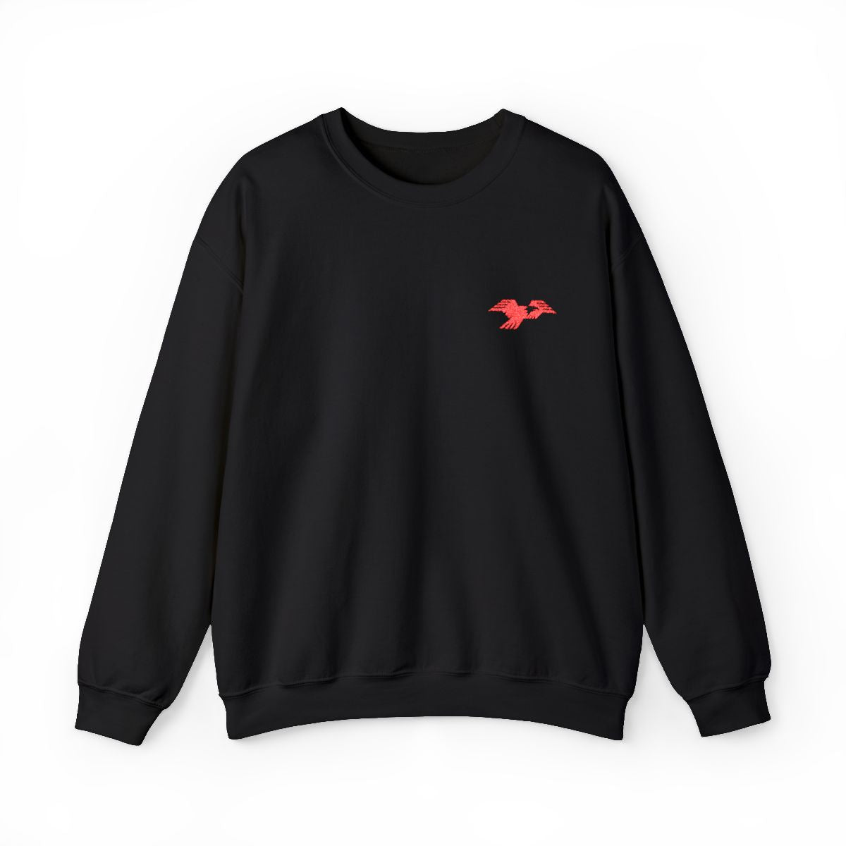 Lima Central Catholic Thunderbird Mark Embroidered Crewneck