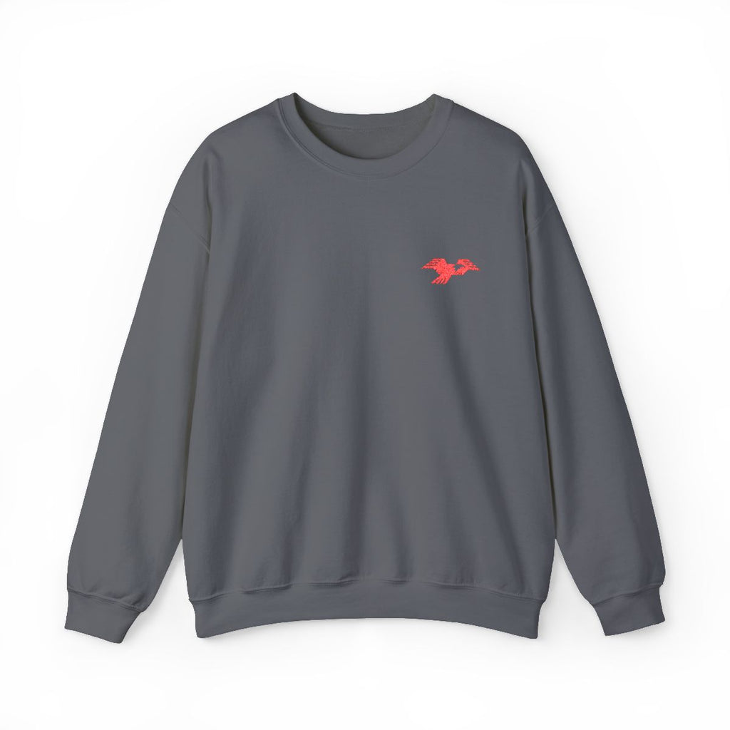 Lima Central Catholic Thunderbird Mark Embroidered Crewneck