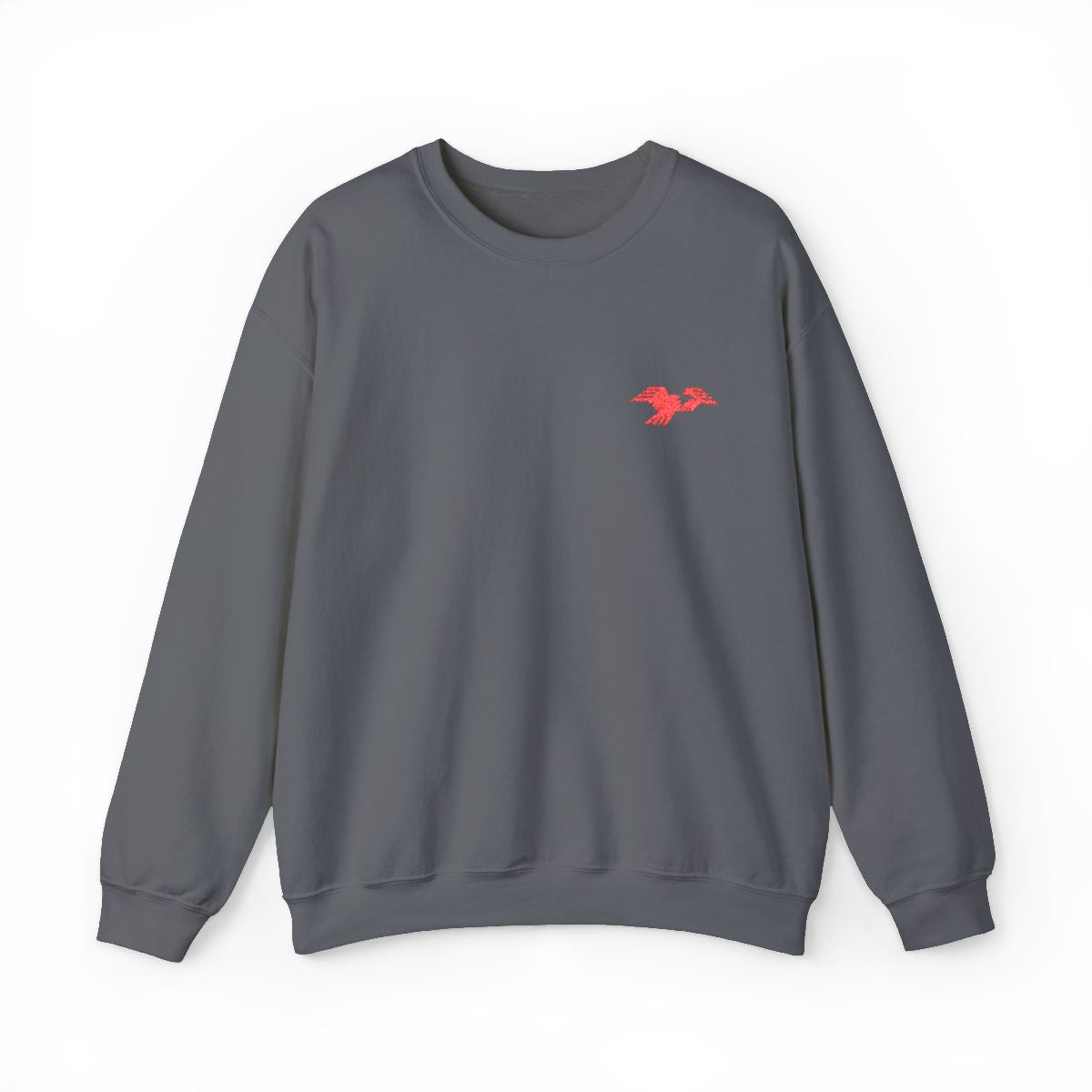 Lima Central Catholic Thunderbird Mark Embroidered Crewneck