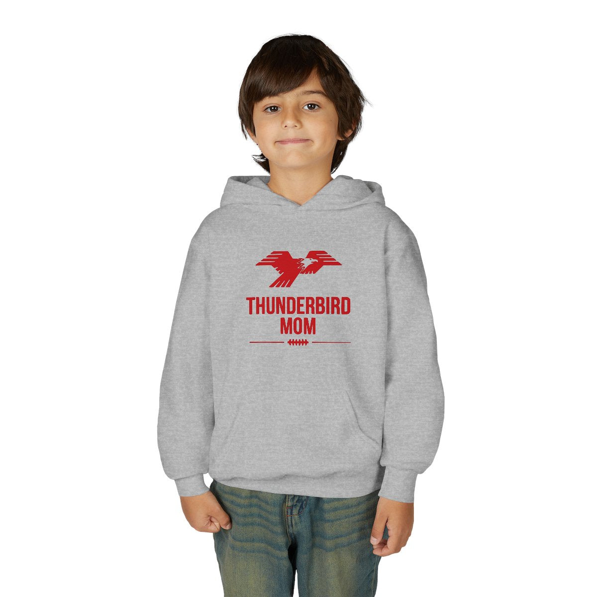 Lima Central Catholic Thunderbird Mom Youth Hoodie