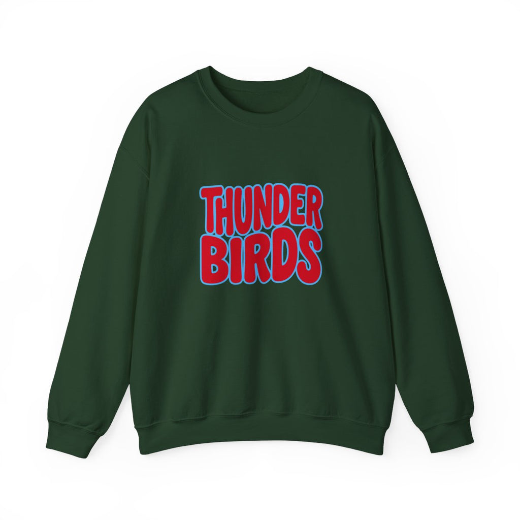 Lima Central Catholic Thunderbirds Bubble Crewneck