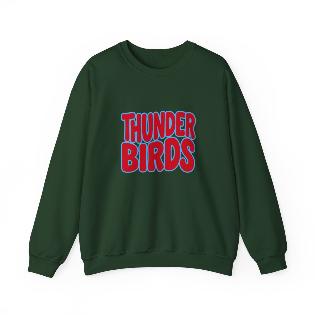 Lima Central Catholic Thunderbirds Bubble Crewneck