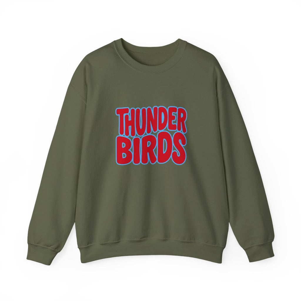Lima Central Catholic Thunderbirds Bubble Crewneck