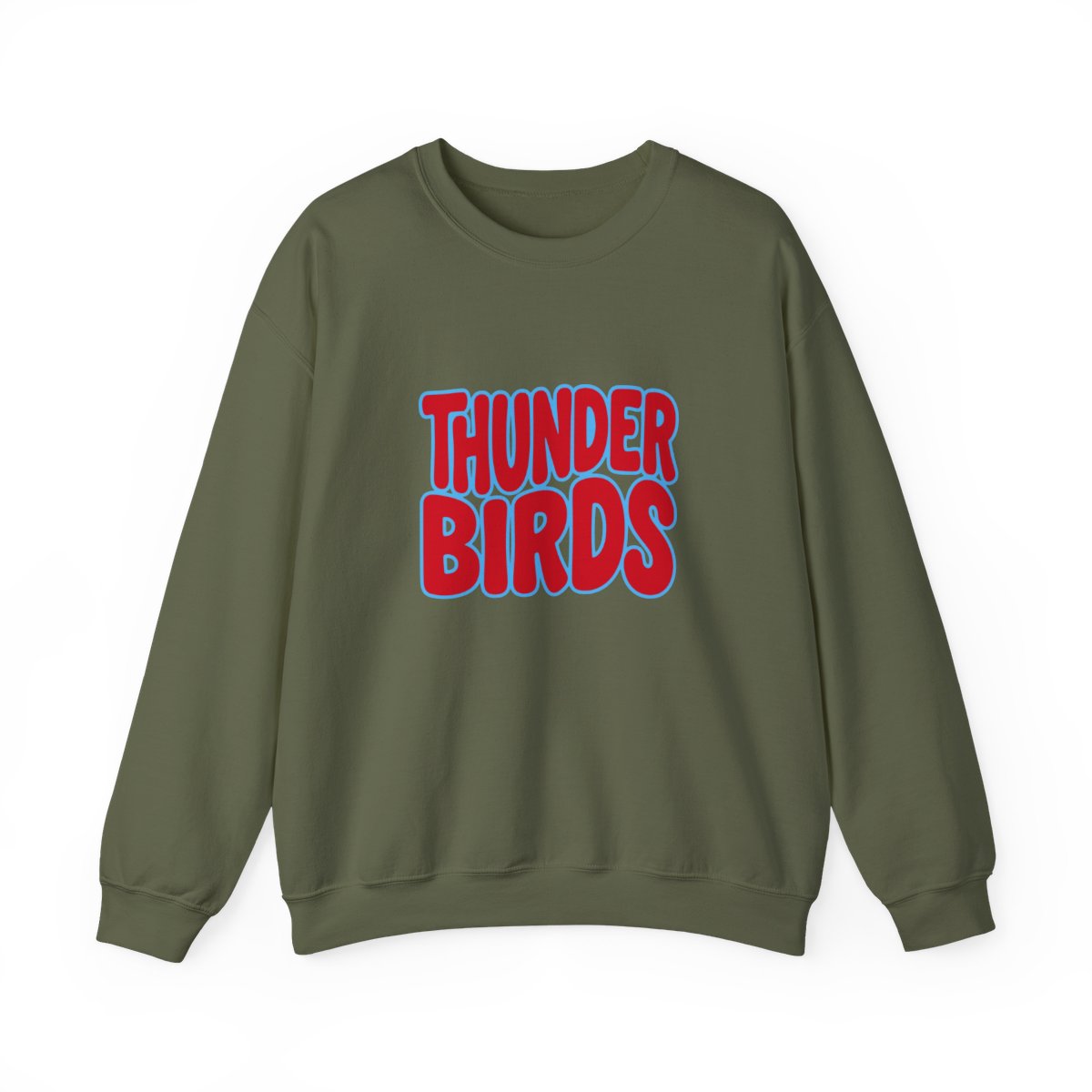 Lima Central Catholic Thunderbirds Bubble Crewneck