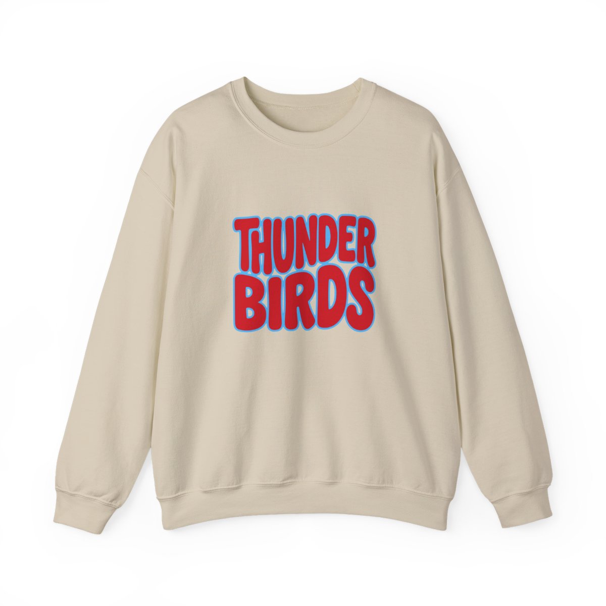 Lima Central Catholic Thunderbirds Bubble Crewneck