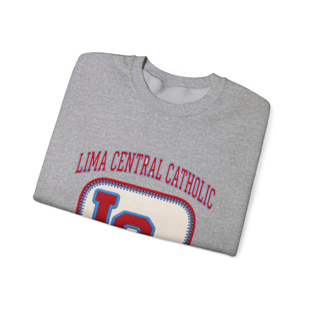Lima Central Catholic Varsity Patch Crewneck
