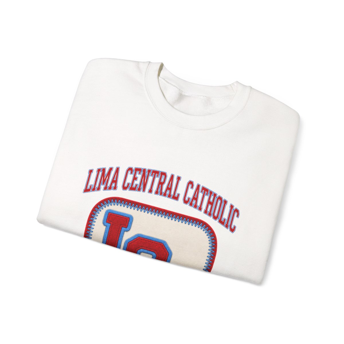 Lima Central Catholic Varsity Patch Crewneck