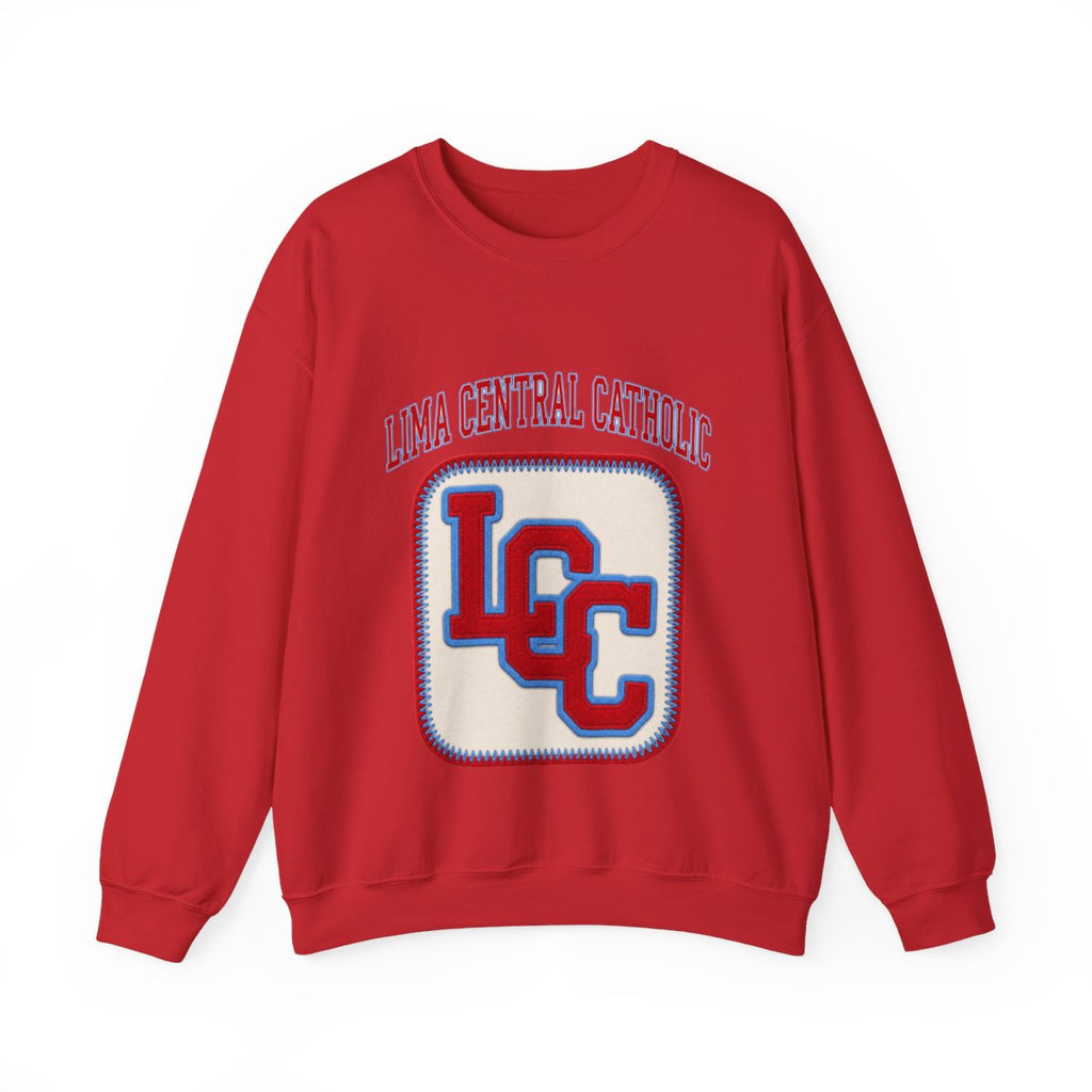 Lima Central Catholic Varsity Patch Crewneck