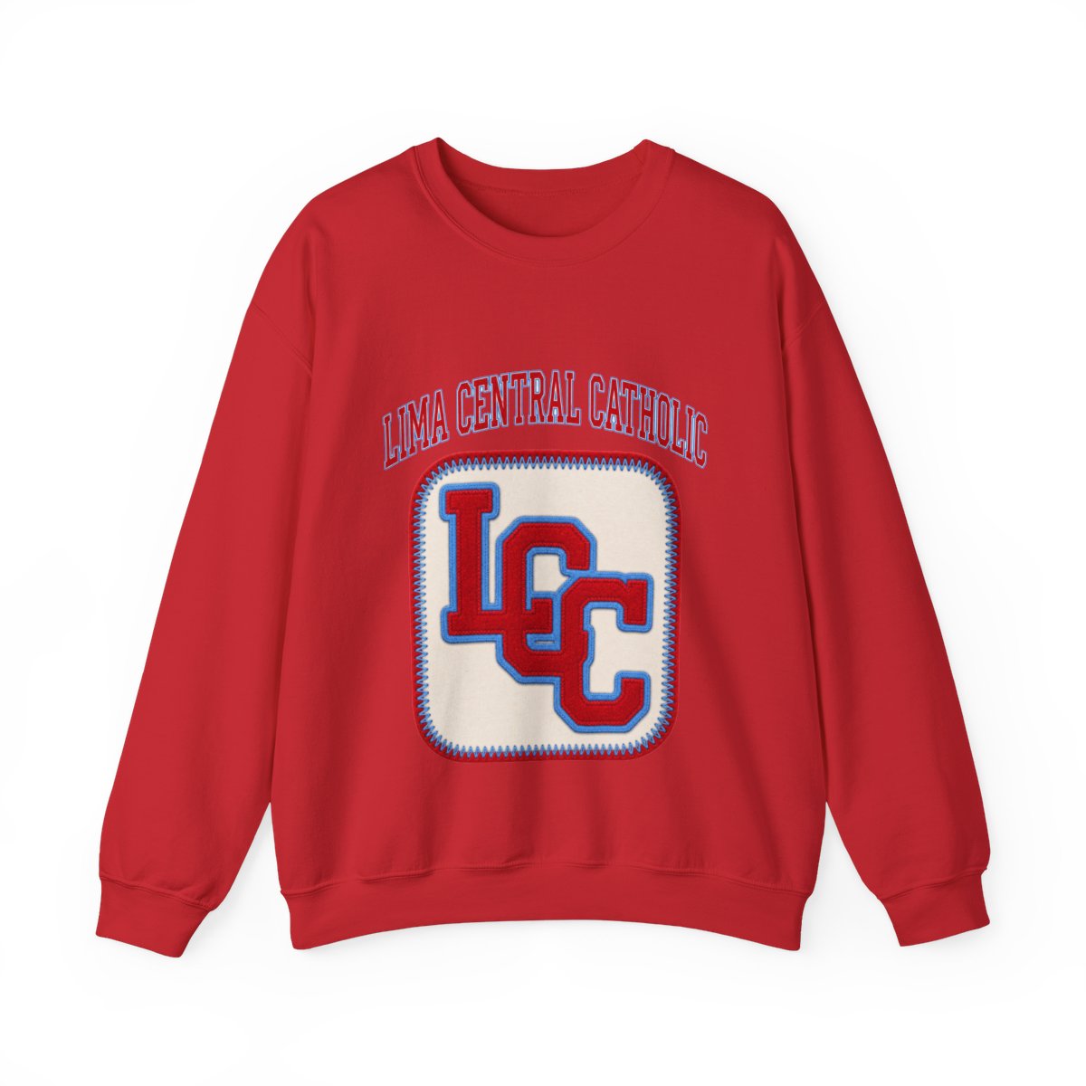 Lima Central Catholic Varsity Patch Crewneck