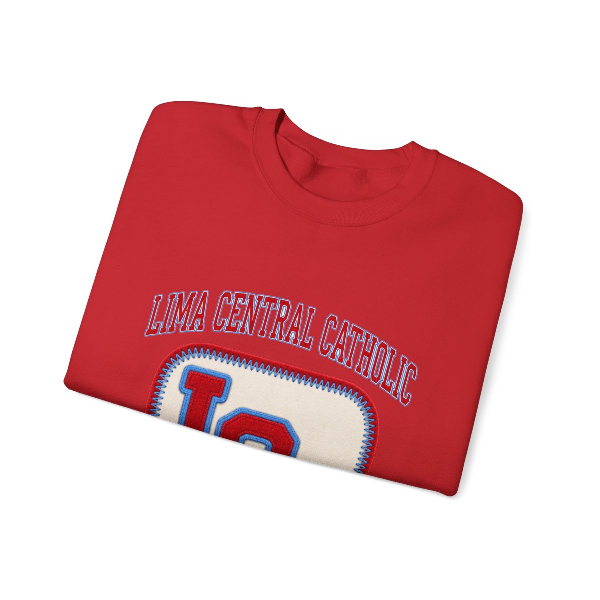Lima Central Catholic Varsity Patch Crewneck