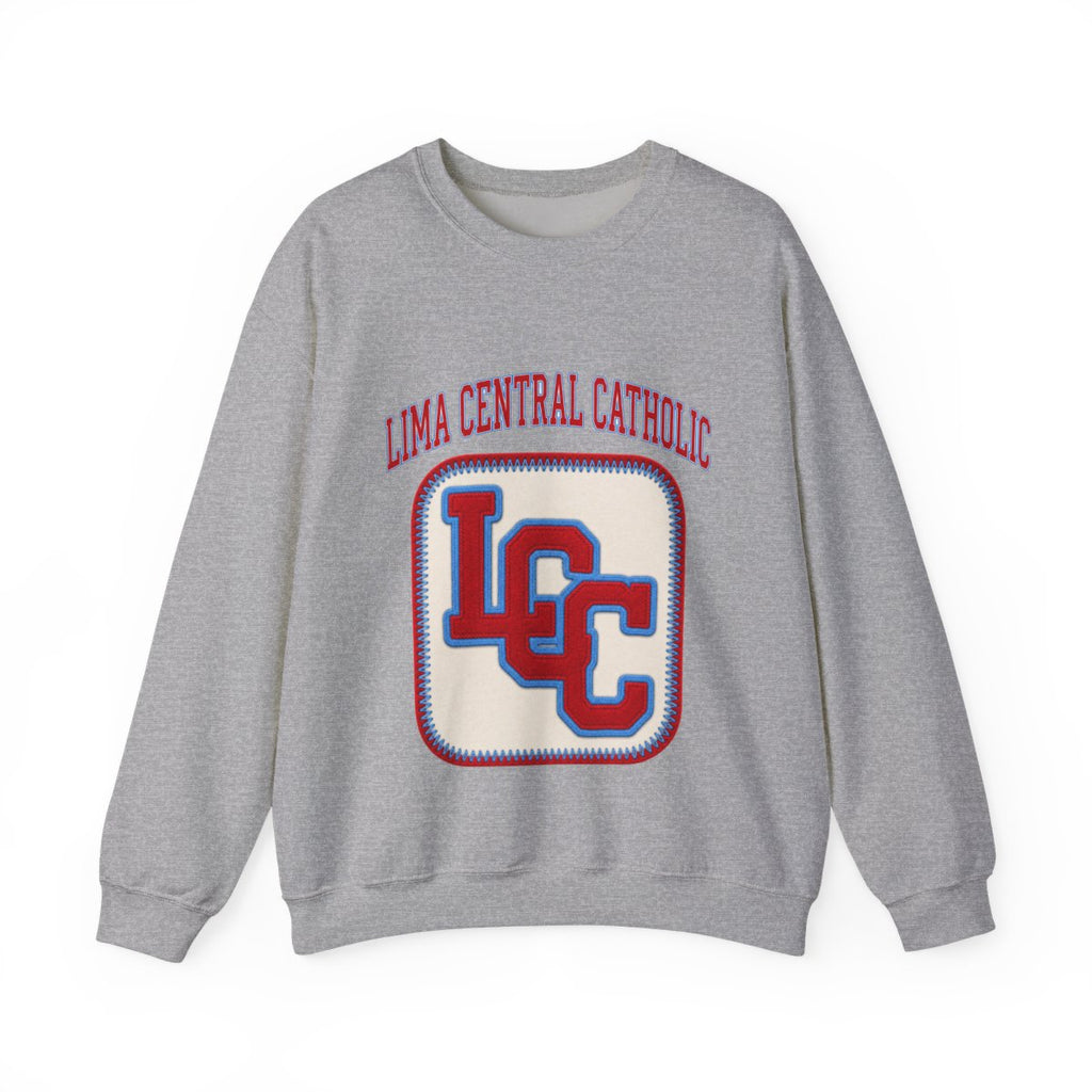 Lima Central Catholic Varsity Patch Crewneck