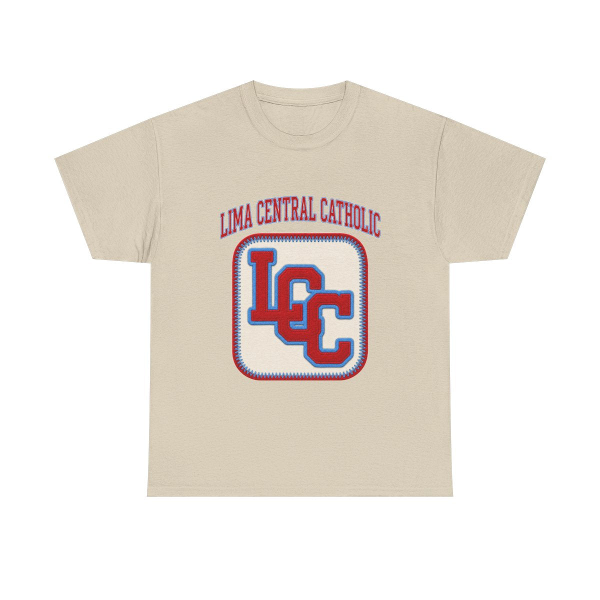 Lima Central Catholic Varsity Patch Tee