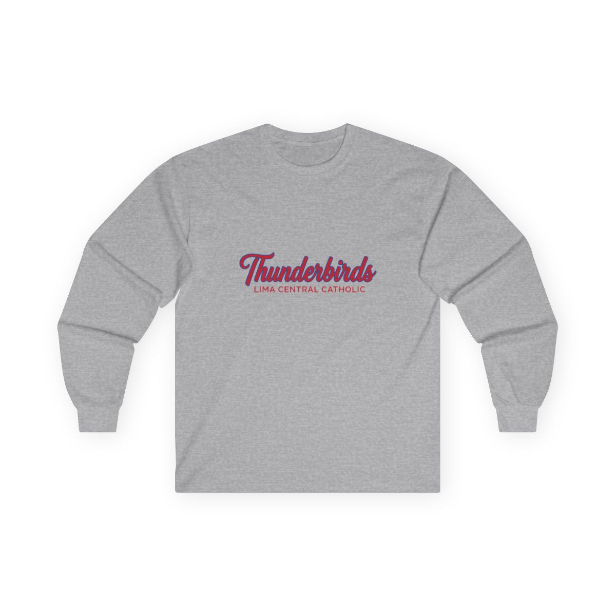 Lima Central Catholic Vintage Script Long Sleeve