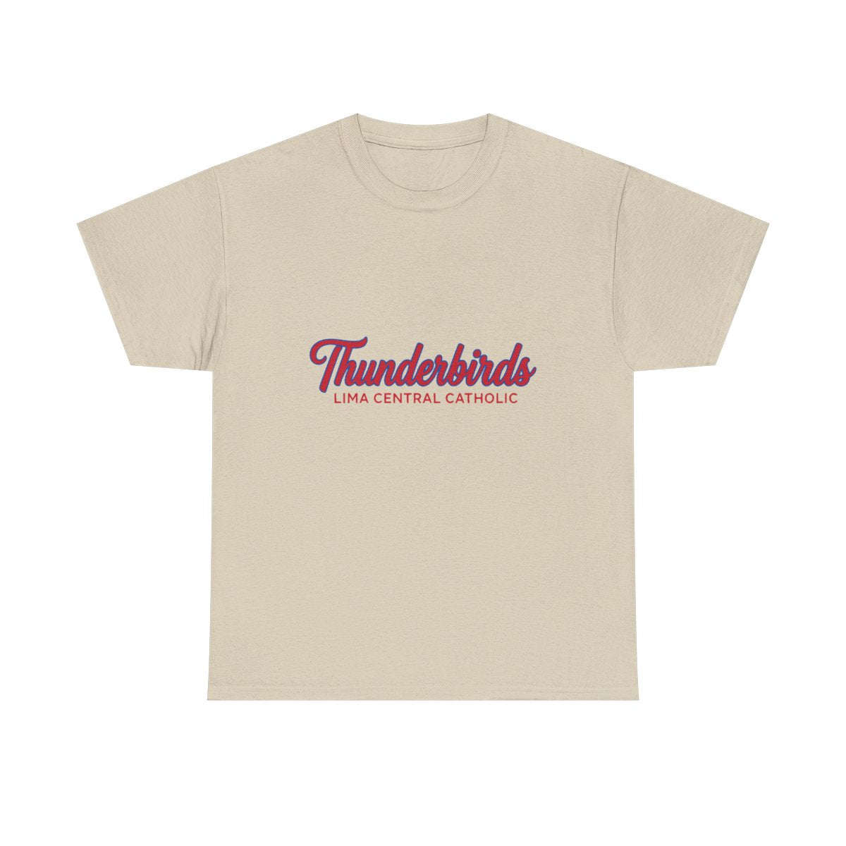 Lima Central Catholic Vintage Script Tee
