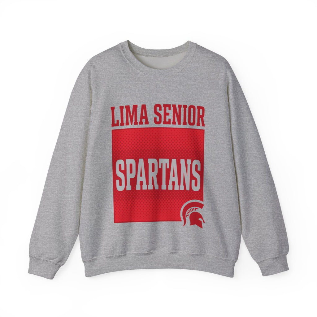 Lima Senior Boxed Mascot Crewneck