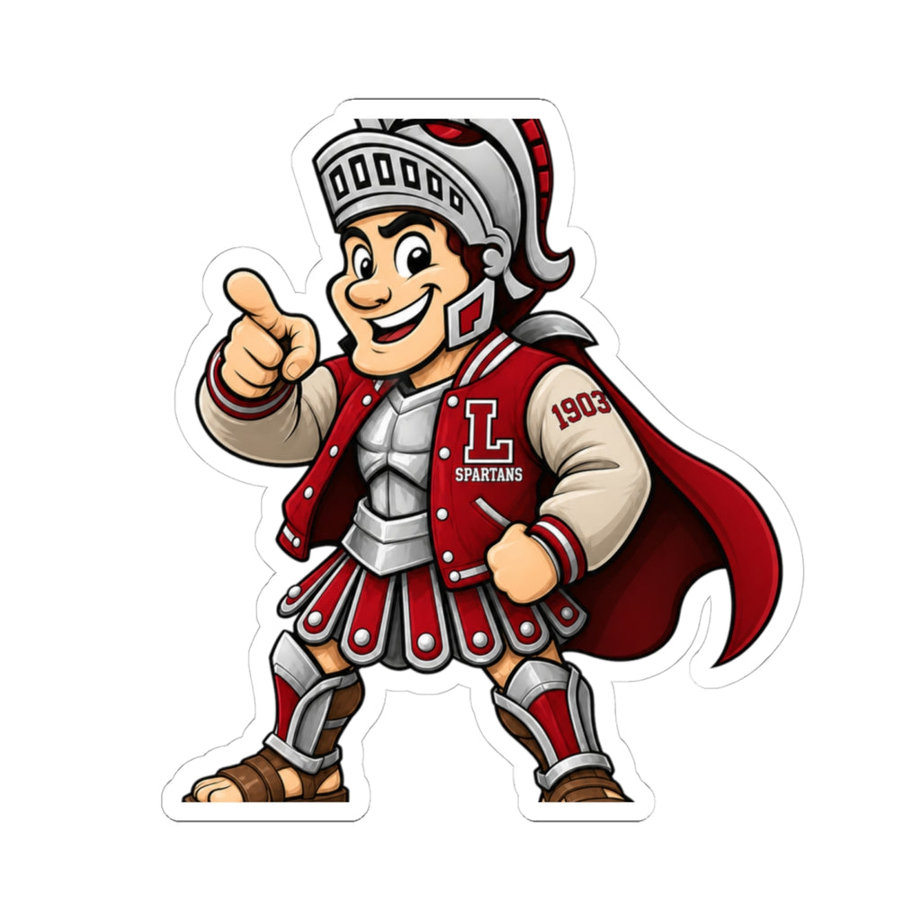 Lima Senior Hand Drawn Mascot Sticker