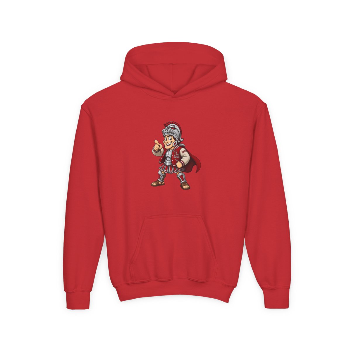 Lima Senior Hand Drawn Mascot Youth Hoodie
