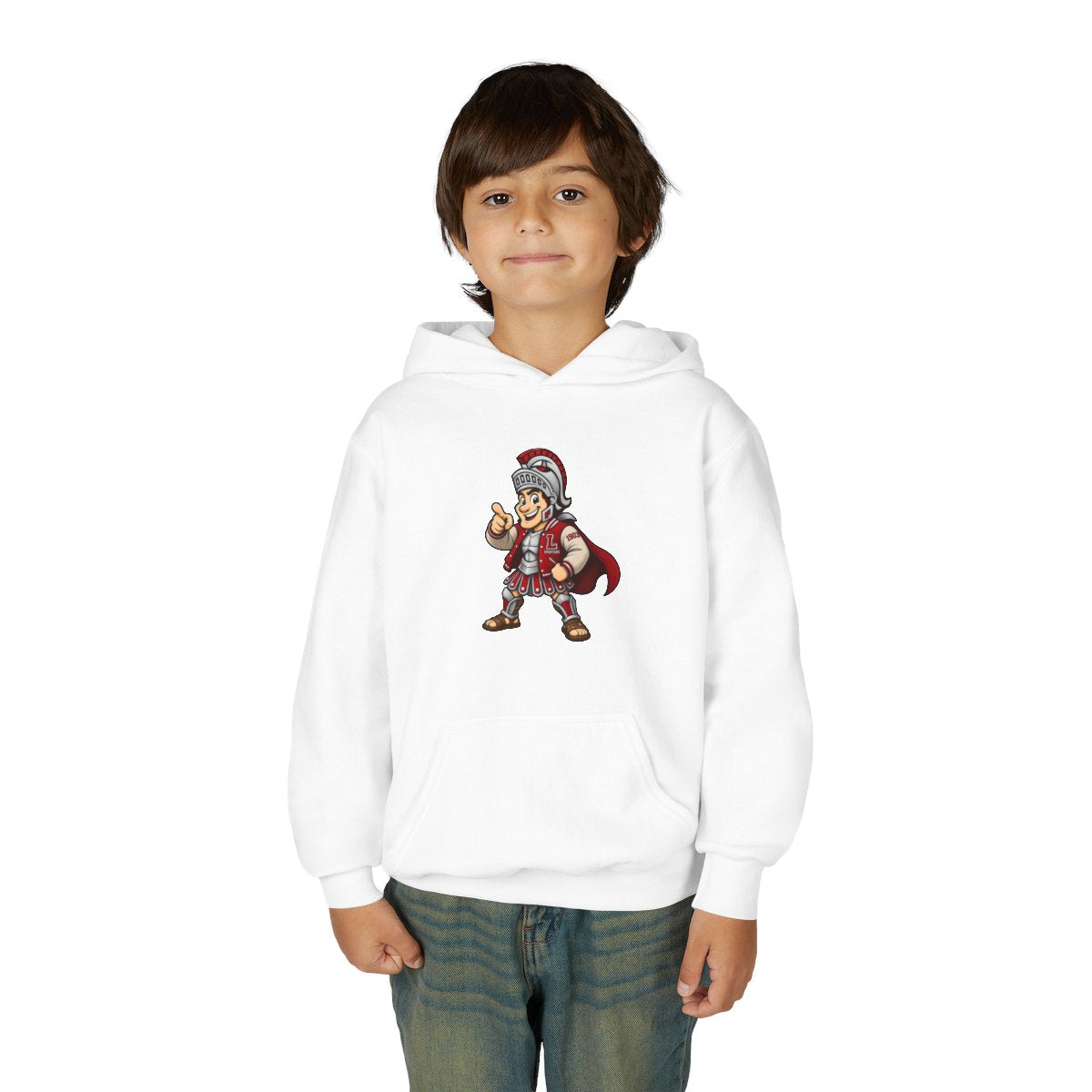 Lima Senior Hand Drawn Mascot Youth Hoodie
