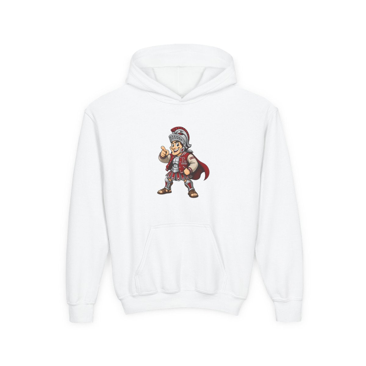 Lima Senior Hand Drawn Mascot Youth Hoodie
