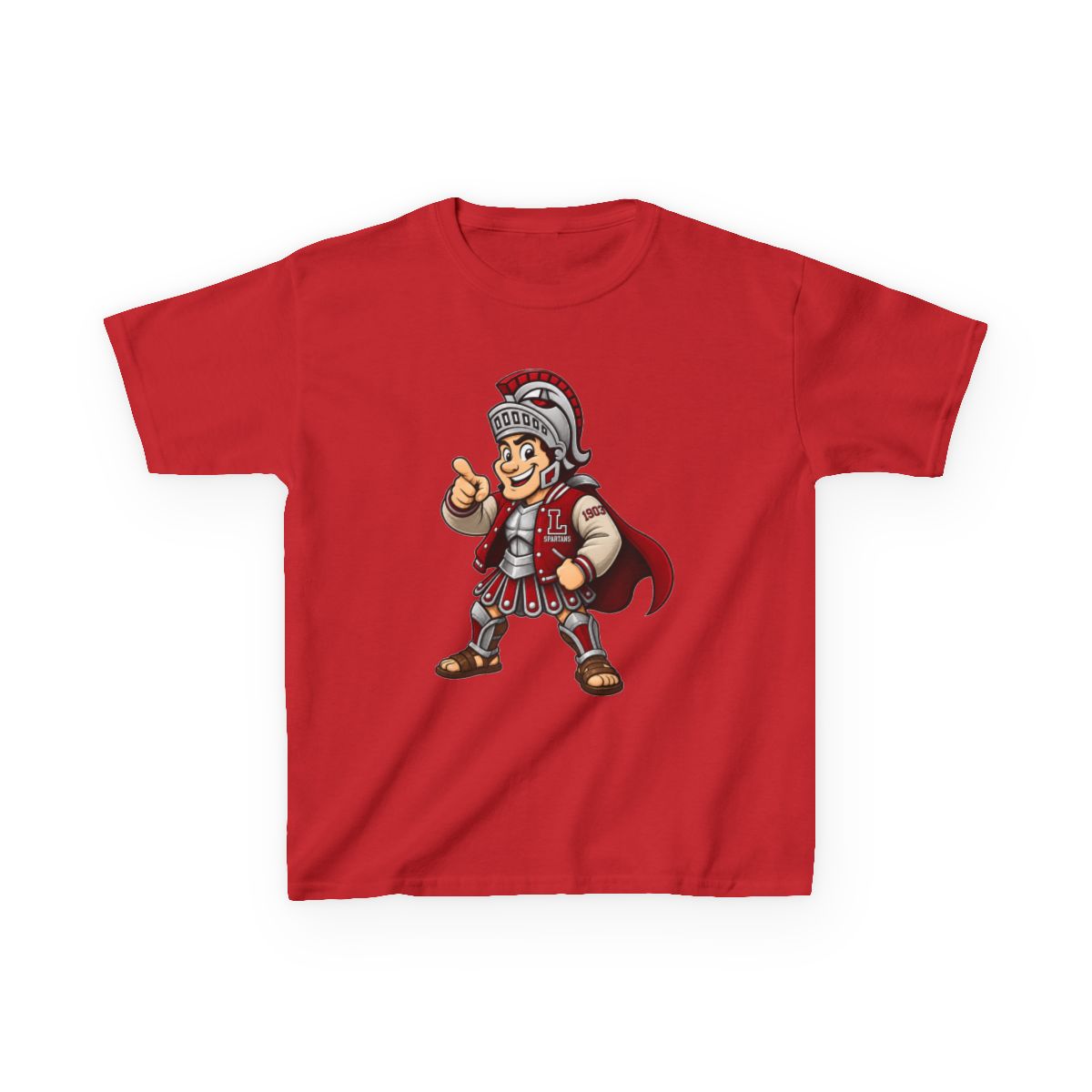 Lima Senior Hand Drawn Mascot Youth Tee