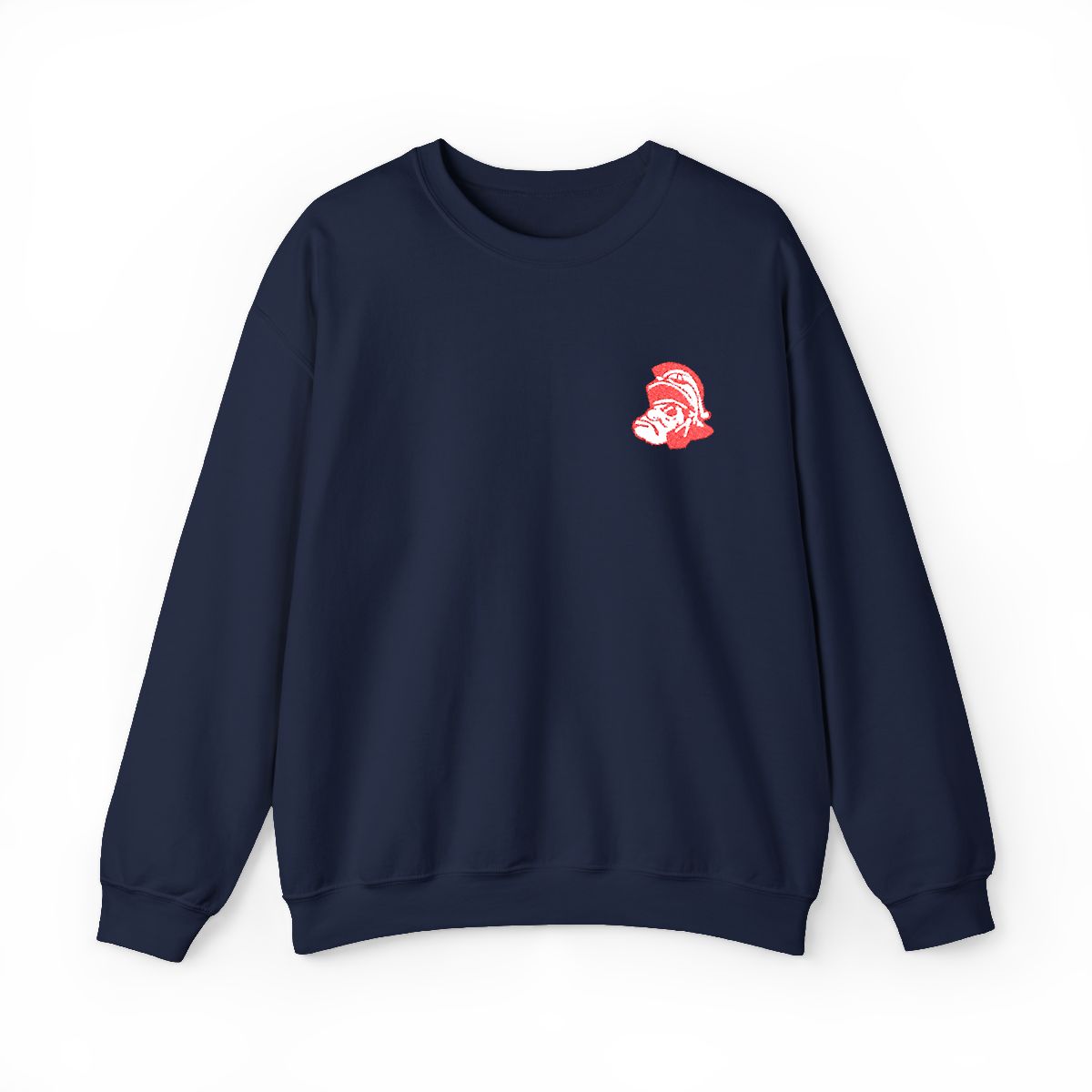 Lima Senior Spartan Mark Embroidered Crewneck